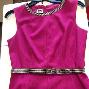 Anne Klein Dress size 4 with belt.